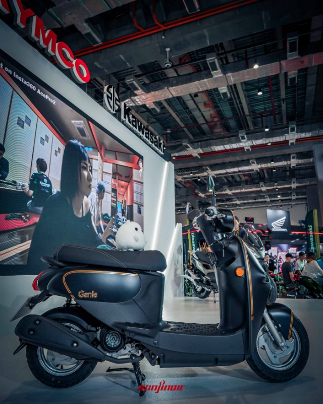 Ra mat Kymco Genie 115 hoan toan moi Doi thu xung tam voi Honda Vision - 5