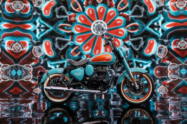 Royal Enfield Goan Classic 350 Su tro lai cua phong cach bohemian nhung nam 70