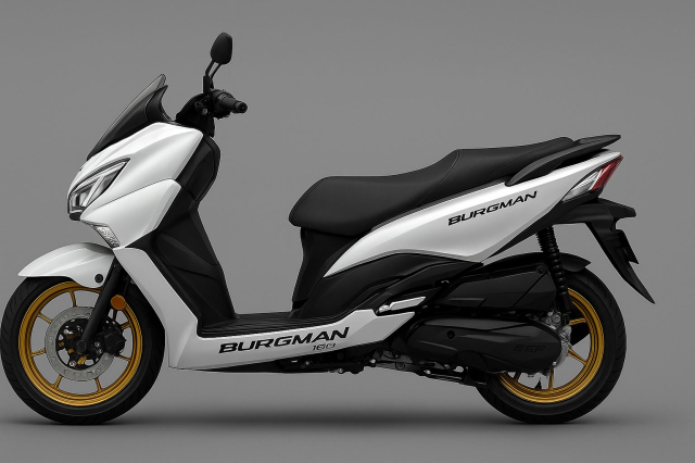 Suzuki Burgman 150 sap ra mat ma dep nhu anh Render nay chac se ban chay lam day - 4