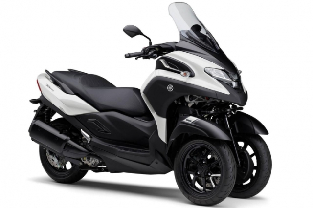 Yamaha Tricity 300 ABS 2025 trinh lang Thiet ke la mat gia ngang ngua Honda SH350i tai Viet Nam - 4