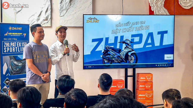 Cafe cung ZHIPAT Ra mat bo doi den LED EX150 Sportline va 135LC Sportline cho dong xe Exciter - 18