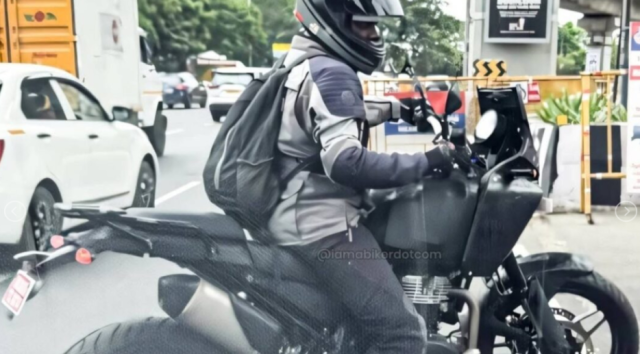 Lo dien phien ban duong truong cua Royal Enfield Himalayan 750 khi dang thu nghiem - 3