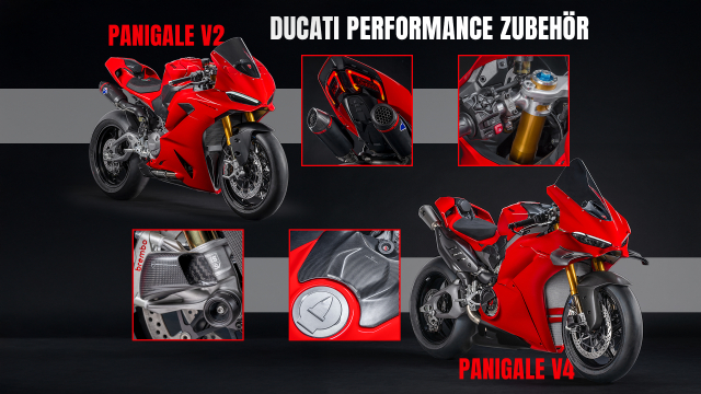 Phu kien Ducati Performance cho Panigale V2 V4 Khi do choi bien xe thanh vu khi duong dua