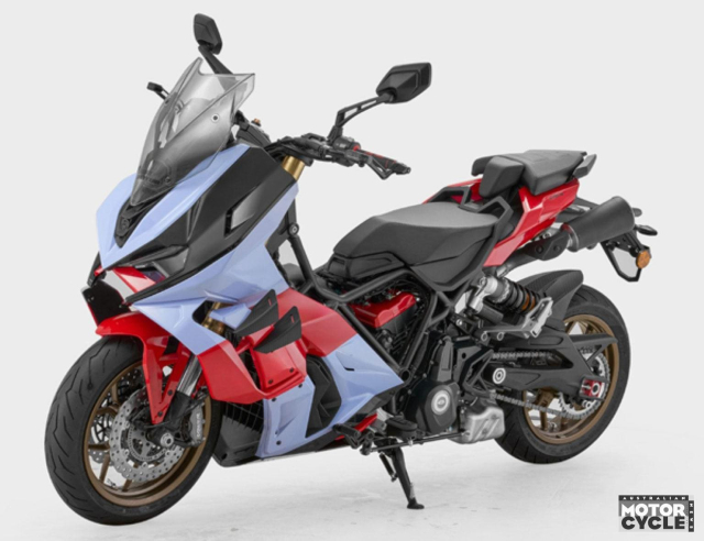 QJMotor lai tung bom tan SRK800RR nang cap xe tay ga 700cc hop so san va hon the nua - 4