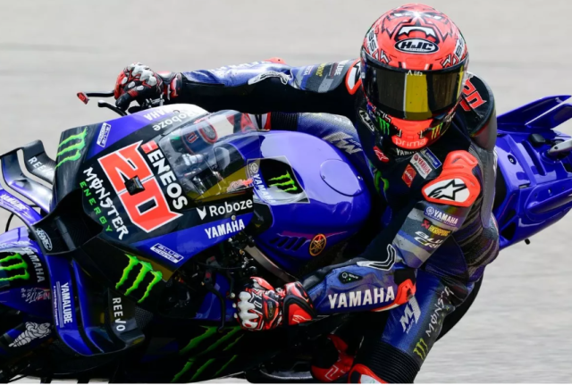 Quartararo va Yamaha Khi tai nang bi dong co kim ham