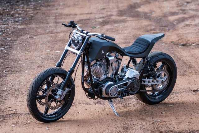 Stoos Customs Shovelhead Harley street tracker chat nhu nguoi Nam Phi - 5