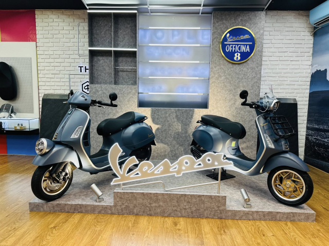 Vespa Sprint Officina 8 ra mat thi truong Viet voi 2 phien ban co gia ban tu 922 trieu dong