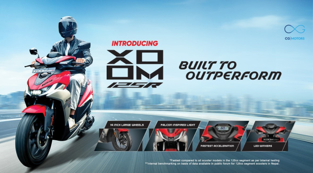 Xoom 125R doi thu nang ky cua Vario 125 vua ra mat voi gia ban len den 55 trieu Dong co gi