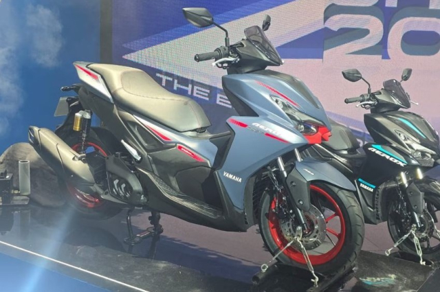 Yamaha Aerox 2026 chinh thuc ra mat Manh me hon thong minh hon va thoi thuong hon