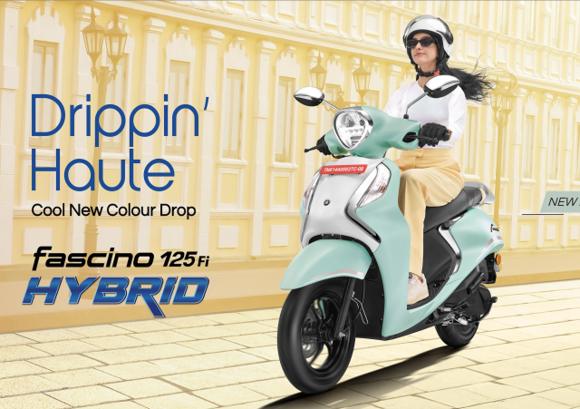 Yamaha Fascino 125 Fi Hybrid 2026 vua ra mat o An Do voi muc gia kho tin chi 21 trieu Dong