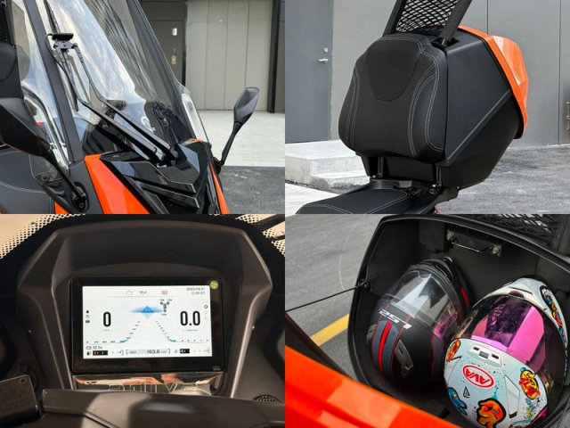 ADIVA AD7 Smart Edition Mau xe ga co he thong ABS TCS 3 kenh va mai che mua vo cung thu vi - 6