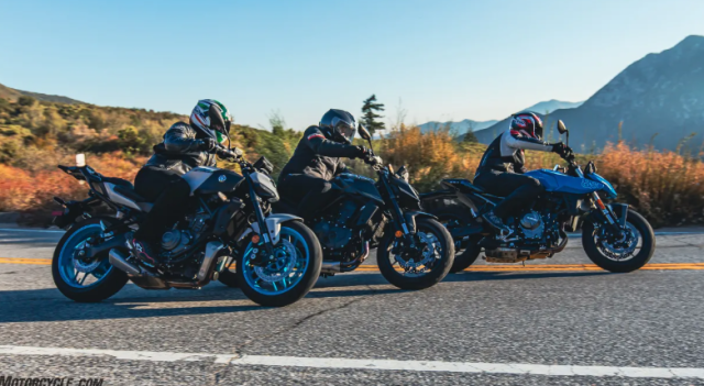 Honda CB750 Hornet 2025 vs Suzuki GSX8S vs Yamaha MT07 anh em chon xe nao
