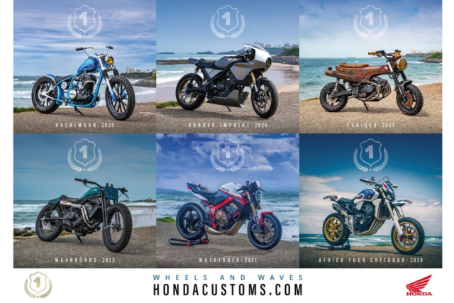 Honda Customs 2025 Hachimaan khi Bobber Y hoa quyen tinh than Nhat