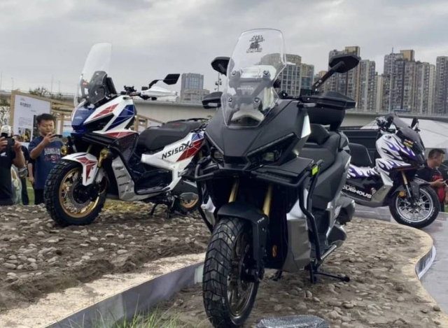 Honda NS150XC mau xe ga ADV co thiet ke hoan toan moi phuoc KYB phanh ABS va ca man hinh TFT