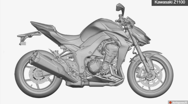Kawasaki Z1100 2026 lo dien Hoi sinh huyen thoai Z1000 voi suc manh 1100cc moi - 4