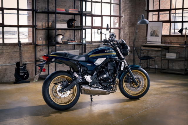 Kawasaki Z650RS 2026 ra mat mau sac moi voi cai chat retro kho lan