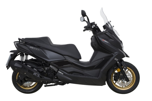 Kham pha Kymco S350 phien ban Black Warrior sieu ngau voi gia ban chi hon tram trieu dong - 4