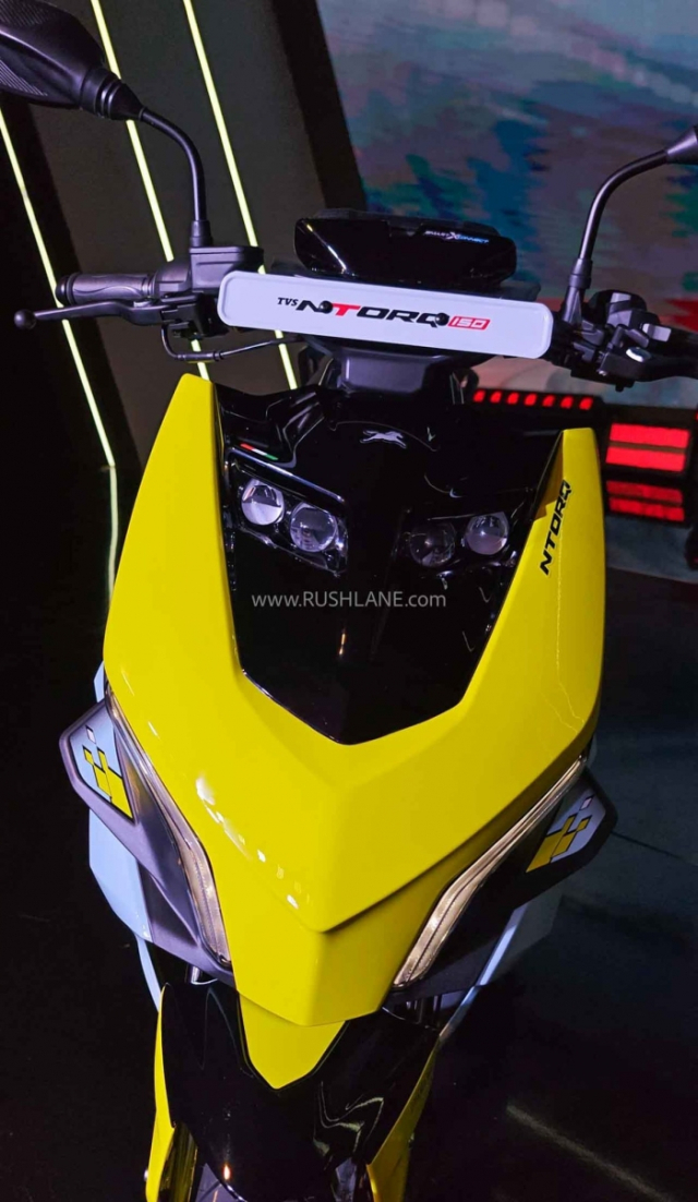 Khien cac doi thu phan khuc 150cc tram tro TVS Ntorq 150 trinh lang voi gia chi tu 30 trieu dong - 4
