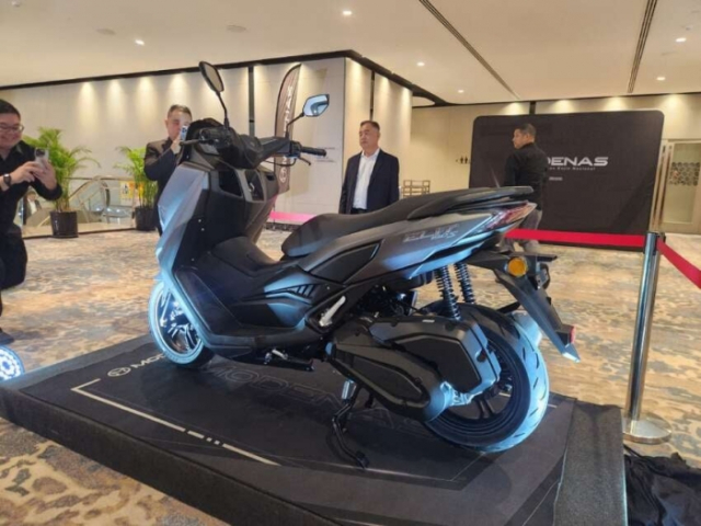 Modenas Elit 150S doi thu moi cua PCX 160 vua ra mat voi gia chi 425 trieu Dong - 4