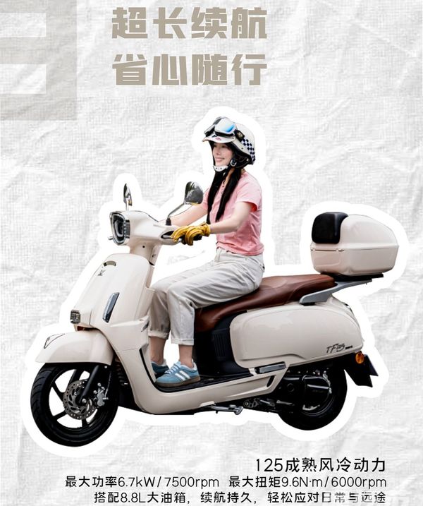 Ra mat Zonsen TF125 Mau xe ga retro danh cho phai dep co gia ban chi tu 23 trieu Dong - 10
