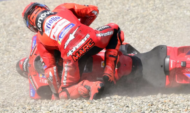 So vu tai nan cua Marc Marquez giam mot nua vao nam 2025 khi Ducati on dinh ngoi sao MotoGP