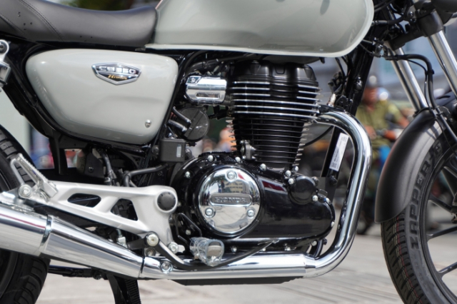 Hinh anh thuc te cua Honda CB350 Hness vua len ke tai cac dai ly o nuoc ta - 6