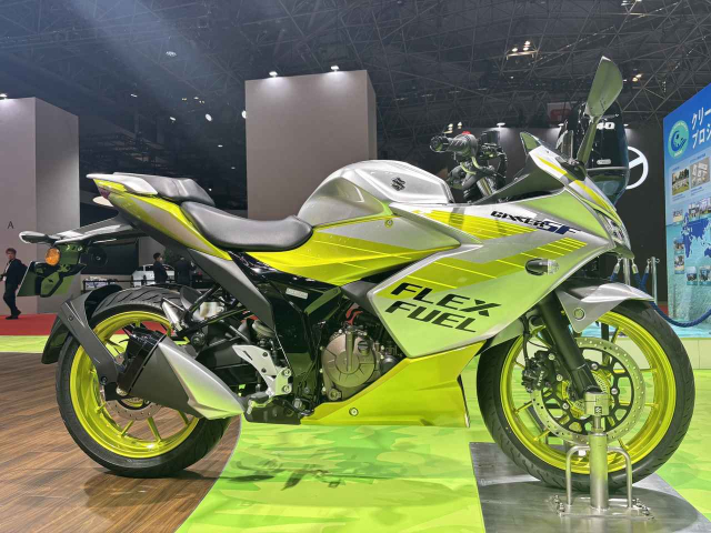 Hinh anh thuc te cua Suzuki Gixxer SF 250 FFV phien ban su dung xang sinh hoc 85 Ethanol - 4