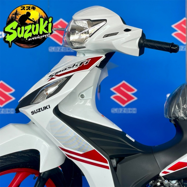 Hinh anh thuc te mau moi cua Suzuki Smash 115 Plus 2026 vua ve dai ly voi gia ban tu 35 trieu Dong - 4