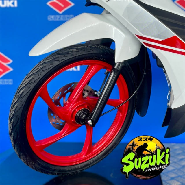 Hinh anh thuc te mau moi cua Suzuki Smash 115 Plus 2026 vua ve dai ly voi gia ban tu 35 trieu Dong - 6