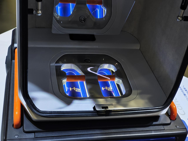 Hinh anh thuc te Yamaha H2 Buddy Porter chiec xe ga chay bang hydro tai Japan Mobility Show 2025 - 8