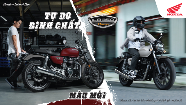 Honda CB350 Hness 2026 ra mat o Viet Nam voi 2 mau sac moi gia khong doi