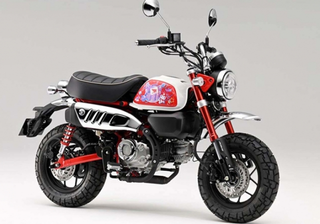 Honda gioi thieu phien ban hop tac thu hai Kuromi Monkey 125 ban kem phu kien cho Fan cua Kuromi - 9