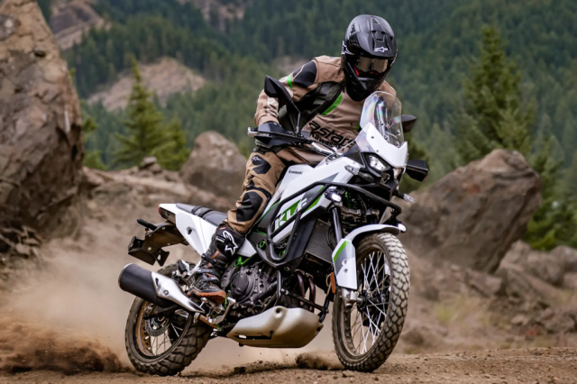 Ra mat Kawasaki KLE500 2026 Khi huyen thoai thap nien 90 tro lai voi trai tim hien dai
