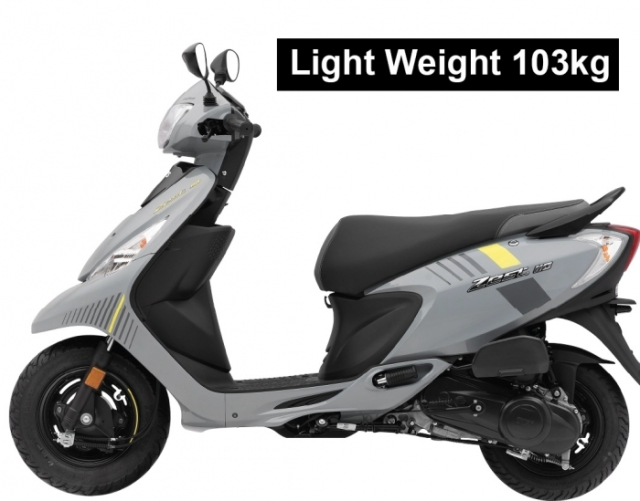 TVS tung ra phien ban moi cua Scooty Zest Mau xe ga co gia re ngang ngua Wave Alpha - 8