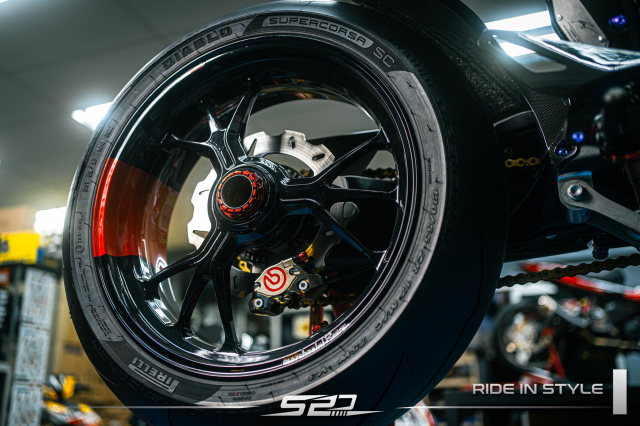 Choang ngop voi Yamaha Y16ZR do Phong cach Ducati Desmosedici Bagnaia Replica cua SPD Racing - 10