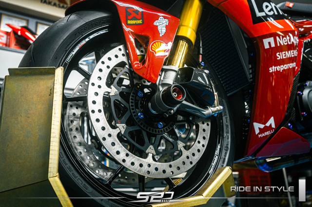 Choang ngop voi Yamaha Y16ZR do Phong cach Ducati Desmosedici Bagnaia Replica cua SPD Racing - 14