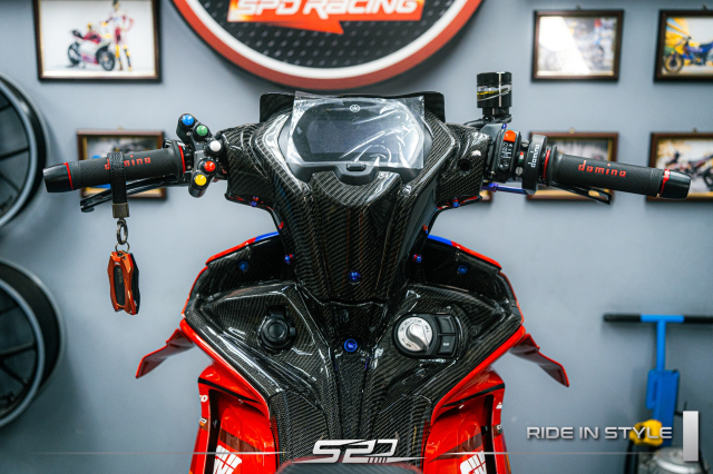 Choang ngop voi Yamaha Y16ZR do Phong cach Ducati Desmosedici Bagnaia Replica cua SPD Racing - 17
