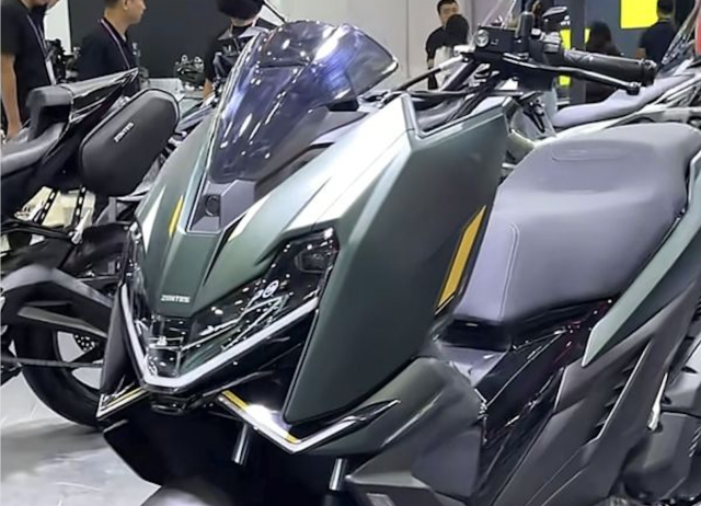 Zontes 150X ra mat Nhe hon PCX tan 25kg tang toc nhanh nhu xe 250cc va co nhieu trang bi khung