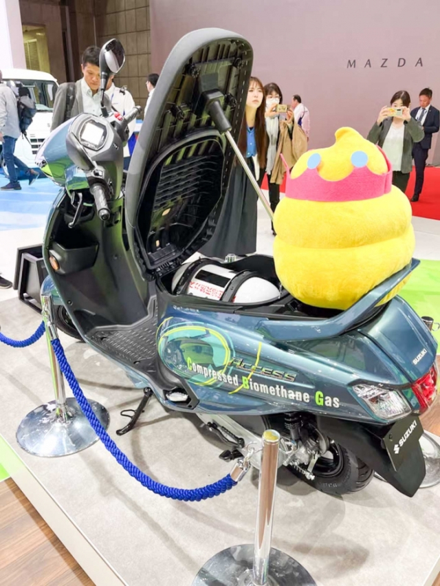 Bat ngo khi Suzuki ra mat Access CNG phien ban chay bang khi nen thien nhien tai JMS 2025 - 5