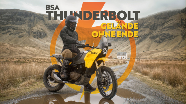 BSA Thunderbolt Su tro lai day cam xuc cua mot huyen thoai offroad Anh quoc