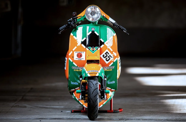 Chiem nguong ban do Vespa 787B Khi niem dam me hai banh cham vao huyen thoai Le Mans - 4