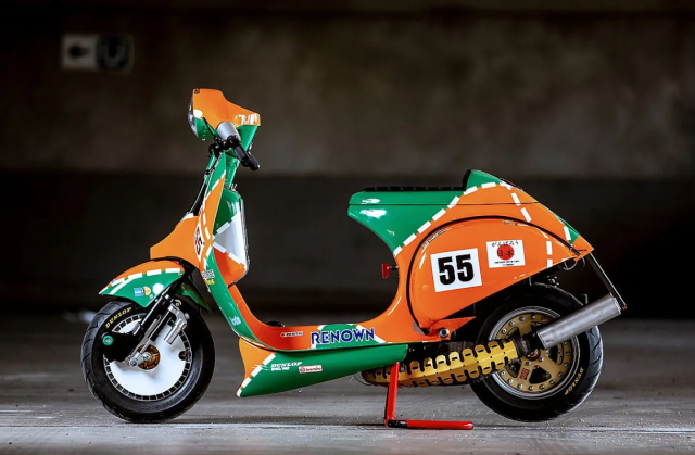 Chiem nguong ban do Vespa 787B Khi niem dam me hai banh cham vao huyen thoai Le Mans - 6