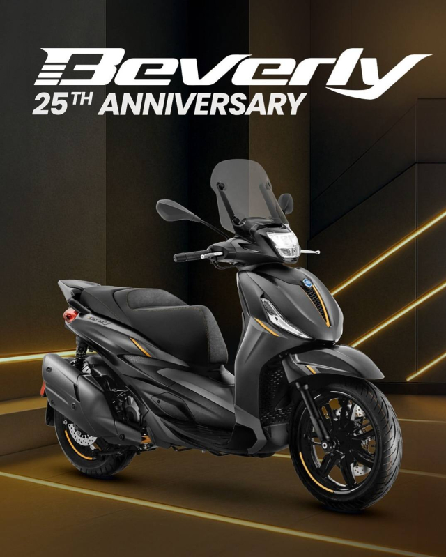Chiem nguong Piaggio Beverly 25th Anniversary Dau an vang son cua 14 the ky phong cach Y - 10