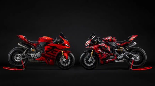 Ducati Panigale V2 S va Streetfighter V2 S tro lai voi sac vang Giallo huyen thoai - 5