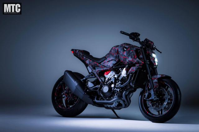 Honda V3R 900 Prototype Khi cong nghe nap dien dua dong co xang len mot tam cao moi - 24