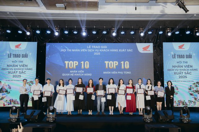 Honda Viet Nam to chuc hoi thi Nhan vien Dich vu khach hang xuat sac 2025 - 7