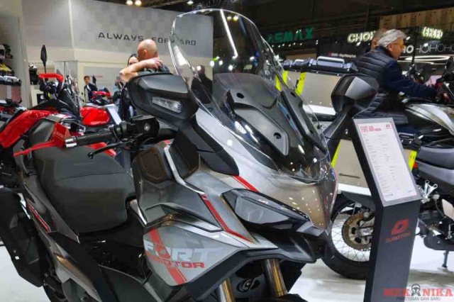 QJMotor Fort 600 lo dien lan gio moi thach thuc Kymco AK550 trong the gioi maxiscooter