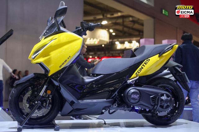 Ra mat Zontes 552 Series Khi Trung Quoc that su dung do TMax tren san choi lon