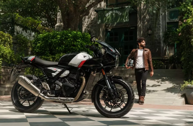 Triumph Thruxton 400 Street Tracker 400 Bo doi moi cham ngo nuoc My - 4