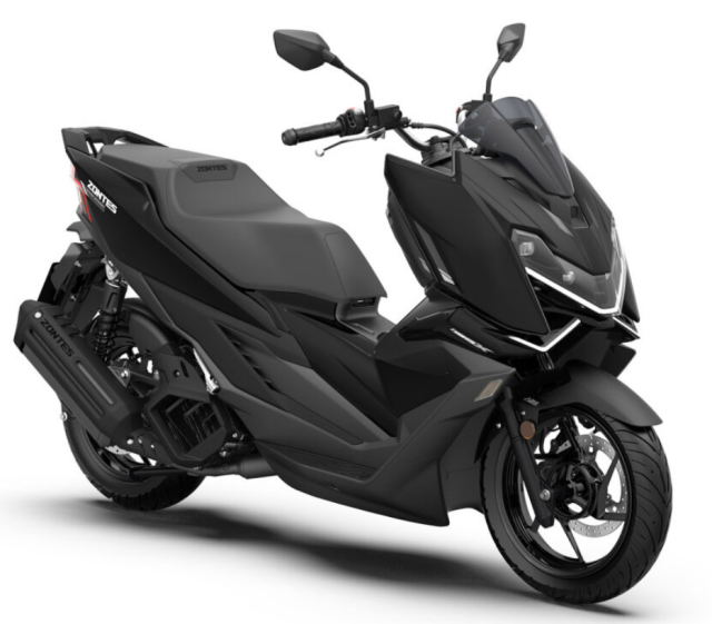 Zontes ZT125TX ra mat Mau xe tay ga 125cc dau tien dung khung nhom chat nhu xe mo to - 4